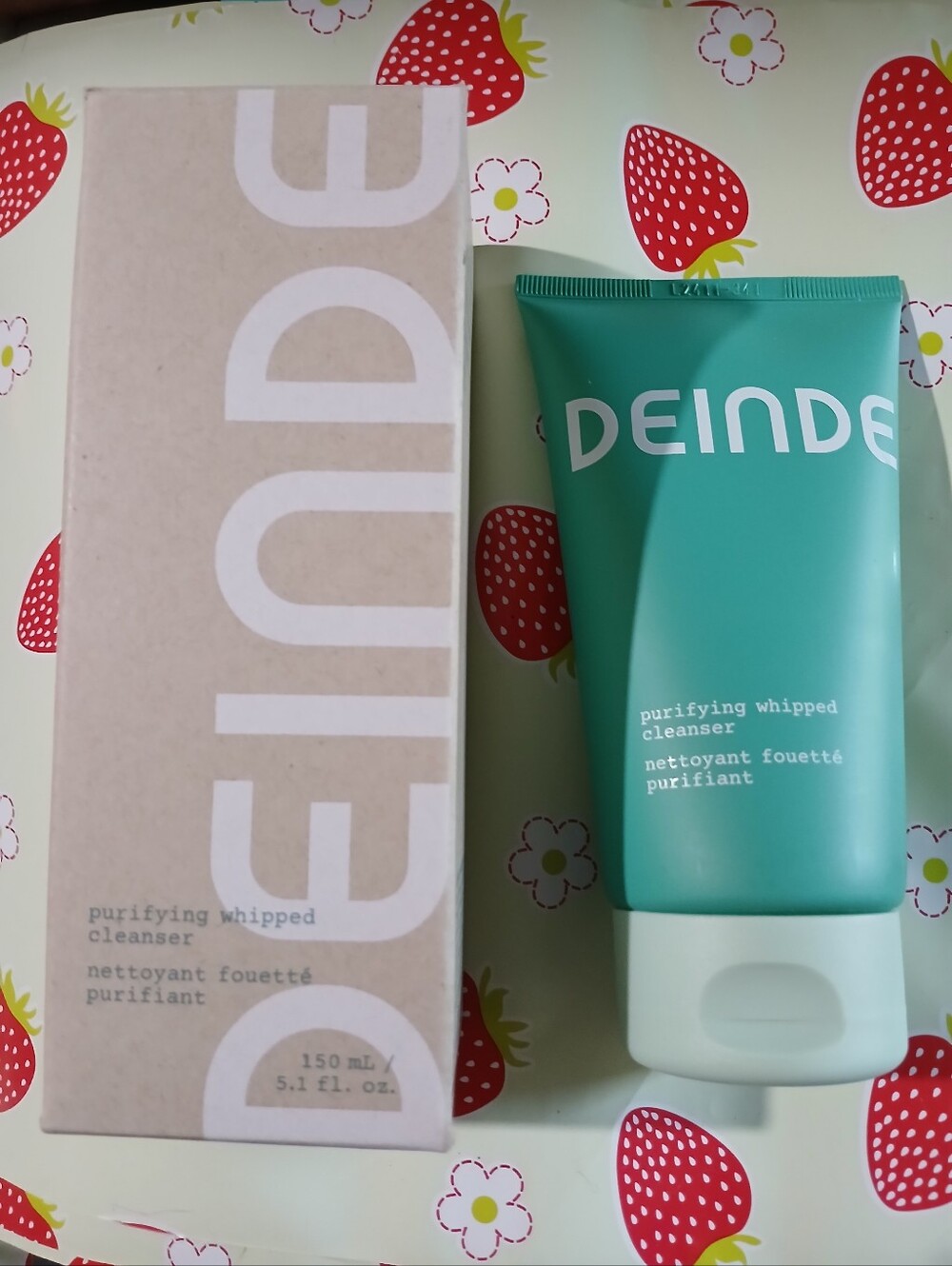 DEINDE Purifying Whipped Cleanser NIB, with Safety Seal & FULL SIZE 5.1 Fl Oz
